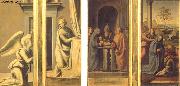 BARTOLOMEO, Fra, The Annunciation (front), Circumcision and Nativity (back)